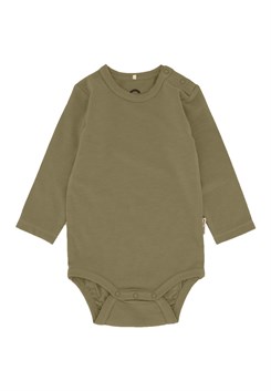 Mikk-Line wool/bamboo LS body - Dried Herb